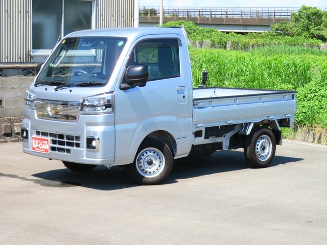 ハイゼットトラックＥＸＴ　　４ＷＤ　５ＭＴ　ゲートプロテクター　１年間無料保証リモコンキー　ＬＥＤヘッドライト　アイドリングストップ機能　ワンオーナー車　ＡＢＳ　誤発進抑制機能　エアバッグ　オートライト　デフロック　Ｈｉ＆Ｌｏ切替　あゆみ板掛け　荷台作業照明　マニュアルエアコン（三重県）の中古車