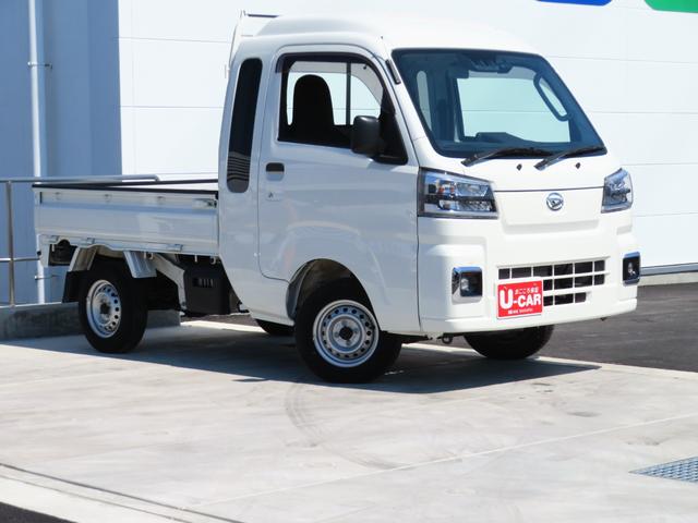 ハイゼットトラックジャンボスタンダード     2WD 5MT 1年間無料保証パワーステアリング LEDヘッドライト 車線逸脱警報 記録簿 エアコン 荷台作業照明 荷台ゴムマット ゲートプロテクター ゲートチェーン あゆみ板掛け コーナーセンサー 前方用ドライブレコーダー(三重県)の中古車