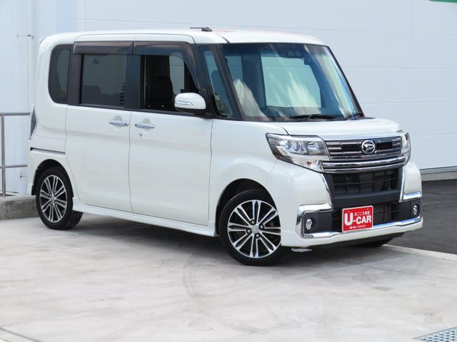 タントカスタムＲＳ　トップエディションＳＡIII　　１年間無料保証ハイビームアシスト　左右パワースライドドア　ブルートゥースオーディオ　運転席シートヒータ　ターボ　バックモニター　前後ドライブレコーダー　フルセグテレビ　キーフリー　純正８型ナビ　ＥＴＣ　ＨＤＭＩ接続（三重県）の中古車