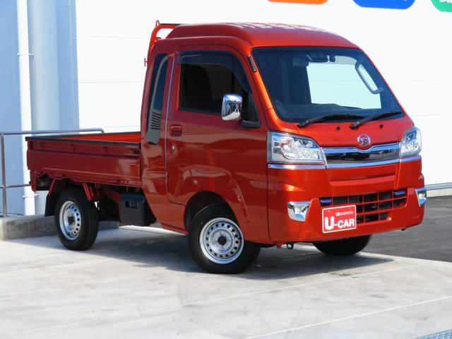 ハイゼットトラックジャンボＳＡIIIｔ　２ＷＤ　５ＭＴ　ＥＴＣ　１年間無料保証ＬＥＤライト　車線逸脱警告　ＡＢＳ　コーナーセンサ　荷台作業照明　ゲートチェーン　ゲートプロテクター　あゆみ板掛け　レベリング　マニュアルエアコン　前方用ドライブレコーダー　キーレスエントリー（三重県）の中古車