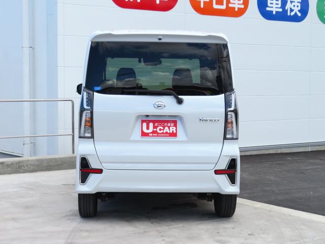 タントカスタムＲＳ　　　純正７型ナビ　バックカメラ　１年間無料保証Ｉストップ　衝突安全ブレーキ　ブルートゥースオーディオ　コーナーセンサー　両側Ｐスライドドア　地デジ　点検記録簿　ハイビームアシスト　シートヒータ　ＥＴＣ　ＤＶＤ　電動パーキングブレーキ　前後ドラレコ（三重県）の中古車