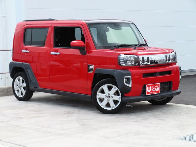 タフトG 運転席・助手席シートヒーター キーフリー 1年間無料保証スタイリッシュガラスルーフ コーナーセンサー 電動格納ドアミラー エコアイドル Bカメラ レーンキープアシスト エアバック 電動パーキングブレーキ オートエアコン パワーウィンドウ 純正フロアマット(三重県)の中古車