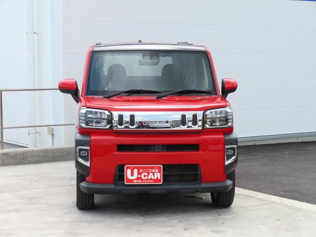 タフトG 運転席・助手席シートヒーター キーフリー 1年間無料保証スタイリッシュガラスルーフ コーナーセンサー 電動格納ドアミラー エコアイドル Bカメラ レーンキープアシスト エアバック 電動パーキングブレーキ オートエアコン パワーウィンドウ 純正フロアマット(三重県)の中古車