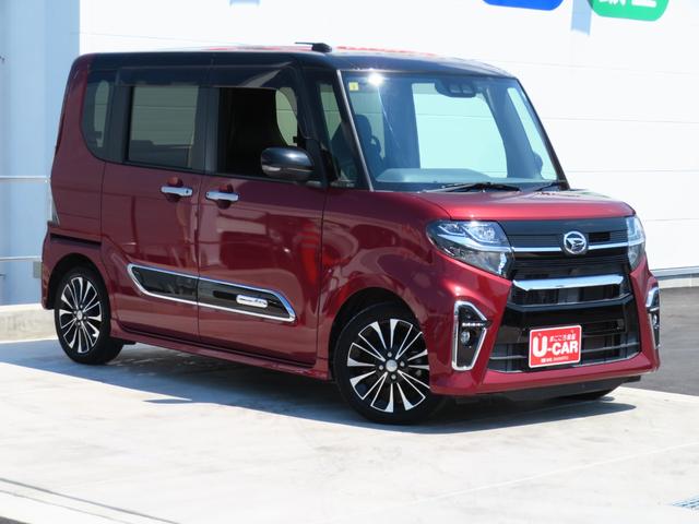 タントカスタムＲＳセレクション　　　　純正７型ナビ　１年間無料保証コーナーセンサー　電動格納ミラー　１オーナー車　ＵＳＢ接続　地デジ　車線逸脱警報　前席シートヒーター　ＥＴＣ　Ｂカメラ　前後ドラレコ　キーフリー　両側パワースライドドア　Ｂｌｕｅｔｏｏｔｈ対応（三重県）の中古車