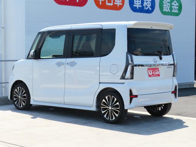 タントカスタムＲＳ　　　純正９型ナビ　バックカメラ　１年間無料保証Ｉストップ　衝突安全ブレーキ　ブルートゥースオーディオ　コーナーセンサー　両側Ｐスライドドア　地デジ　点検記録簿　ハイビームアシスト　運転席・助手席シートヒーター　ＥＴＣ　前後ドラレコ　キーフリー（三重県）の中古車