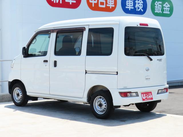 ハイゼットカーゴＤＸ　ＳＡIII　２ＷＤ　４ＡＴ　レベリング　１年間無料保証ワンオーナ　車線逸脱警告　ハイビームアシスト　整備記録簿　アイドルストップ　キ−レス　ＥＴＣ　両側スライドドア　　衝突安全ボディ　緊急ブレーキ　マニュアルエアコン　パワーウィンドウ　ＬＥＤヘッドライト（三重県）の中古車