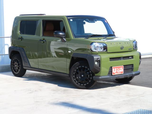 タフトＧターボ　純正７型ナビ　バックカメラ　ＥＴＣ　１年間無料保証衝突被害軽減装置　車線逸脱　Ａライト　電格ミラー　アイスト　ｂｌｕｅｔｏｏｔｈ　前席シートヒーター　ワンオーナー車　エアバック　ＡＢＳ　地デジ　ＵＳＢ　電動パーキングブレーキ　前方用ドライブレコーダー（三重県）の中古車