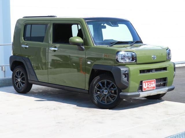 タフトＧターボ　純正７型ナビ　バックカメラ　ＥＴＣ　１年間無料保証衝突被害軽減装置　車線逸脱　Ａライト　電格ミラー　アイスト　ｂｌｕｅｔｏｏｔｈ　前席シートヒーター　エアバック　地デジ　ＵＳＢ　コーナーセンサー　オートエアコン　キーフリー　電動パーキングブレーキ（三重県）の中古車