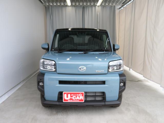 タフトＧ　ｅｃｏＩＤＬＥ非装着車　　届出済未使用車　１年間無料保証パーキングサポート　全周囲モニター　アダクティブクルーズコントロール　スタイリッシュガラスルーフ　前席シートヒーター　テレビ　コーナーセンサー　電動格納ドアミラー　Ｂｌｕｅｔｏｏｔｈ対応　キーフリー（三重県）の中古車