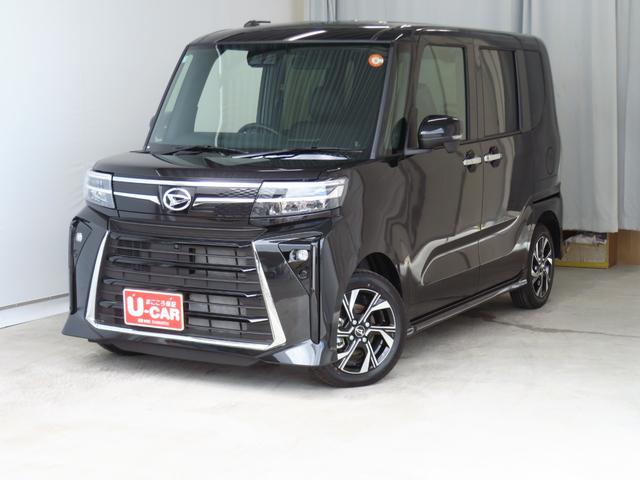 タントカスタムＸ　ｅｃｏＩＤＬＥ非装着車　　　　　　１年間無料保証３６０°カメラ　衝突軽減ブレーキ　コーナーセンサー　ＴＶ　盗難警報　ＬＥＤ　ワンオーナー　前席シートヒーター　９型ディスプレイオーディオ　電動パーキングブレーキ　両側パワースライドドア　届出済未使用車（三重県）の中古車