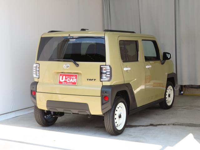 タフトＧ　ｅｃｏＩＤＬＥ非装着車　　届出済未使用車　１年間無料保証アダプティブクルーズ　運転席助手席エアバッグ　被害軽減ブレーキ　コーナーセンサ　シートＨ　プッシュスタート　テレビ　点検記録簿　電動パーキングブレーキ　パノラマカメラ　９型ディスプレイオーディオ（三重県）の中古車