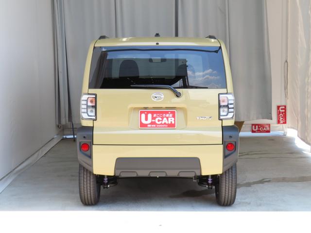 タフトＧ　ｅｃｏＩＤＬＥ非装着車　　届出済未使用車　１年間無料保証アダプティブクルーズ　運転席助手席エアバッグ　被害軽減ブレーキ　コーナーセンサ　シートＨ　プッシュスタート　テレビ　点検記録簿　電動パーキングブレーキ　パノラマカメラ　９型ディスプレイオーディオ（三重県）の中古車