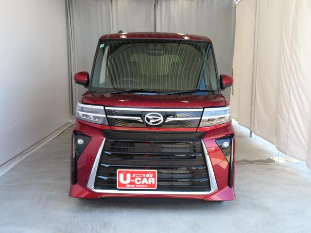 タントカスタムＸ　　　届出済未使用車　バックカメラ　１年間無料保証衝突軽減ブレーキ　コーナーセンサー　Ｂｌｕｅｔｏｏｔｈオーディオ　アイドリングストップ　ＴＶ　盗難警報　ワンオーナー　９型ディスプレイオーディオ　電動パーキングブレーキ　運転席・助手席シートヒーター（三重県）の中古車