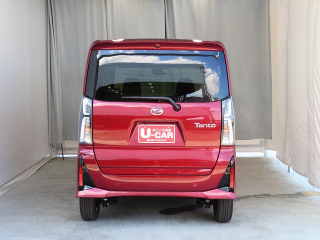 タントカスタムＸ　　　届出済未使用車　バックカメラ　１年間無料保証衝突軽減ブレーキ　コーナーセンサー　Ｂｌｕｅｔｏｏｔｈオーディオ　アイドリングストップ　ＴＶ　盗難警報　ワンオーナー　９型ディスプレイオーディオ　電動パーキングブレーキ　運転席・助手席シートヒーター（三重県）の中古車