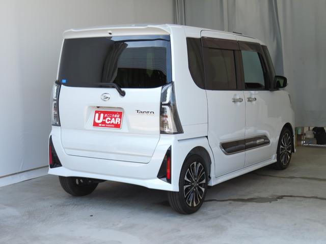 タントウェルカムターンシートカスタムＲＳ　１年間無料保証両側パワスライドドア　レーンキープＡ　ＩＳＴＯＰ　運転席・助手席シートヒーター　ターボ　ＬＥＤライト　１オーナー　オートライト　キーフリー　セキュリティ　電動パーキングブレーキ　コーナーセンサー（三重県）の中古車