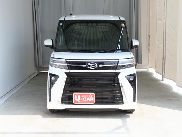 タントカスタムＲＳ　　　　　電動パーキングブレーキ　１年間無料保証両側パワスライドドア　レーンキープＡ　ＩＳＴＯＰ　元試乗車　運転席・助手席シートヒーター　ターボ　ＬＥＤライト　１オーナー　オートライト　キーフリー　パノラマカメラ　コーナーセンサー　オートエアコン（三重県）の中古車