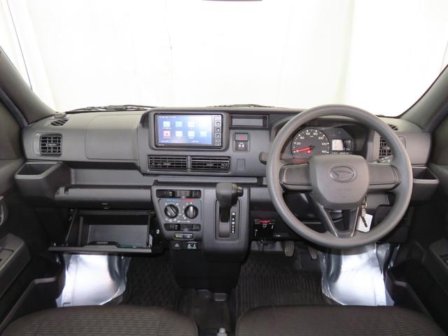 ハイゼットカーゴＤＸ　　２ＷＤ　ＣＶＴ　純正７型ナビ　ＥＴＣ　１年間無料保証Ｂｌｕｅｔｏｏｔｈ対応　前後ドライブレコーダ　ＤＶＤ　ＵＳＢ　安全ボディ　ＴＶ　キーレスキー　両側スライドドア　エコアイドル　記録簿　レベリング　マニュアルエアコン　コーナーセンサー　パワーウィンドウ（三重県）の中古車