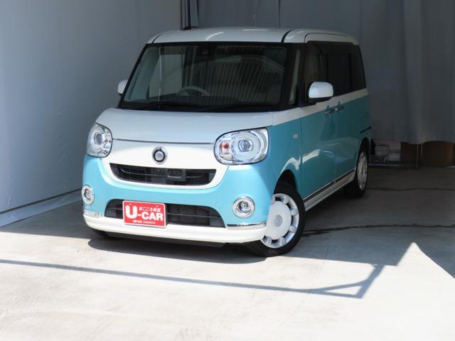 ムーヴキャンバスＧメイクアップ　ＳＡII　　　　純正８型ナビ　１年間無料保証両側自動スライドドア　電動ミラー　衝突回避支援　地デジ　ＵＳＢポート　３６０度カメラ　Ｂｌｕｅｔｏｏｔｈ音楽　１オーナ　キーフリーキー　プッシュスタート　ＬＥＤ　前後ドラレコ　ＥＴＣ　オートエアコン（三重県）の中古車
