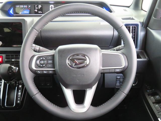 タントカスタムＲＳ　　　　　電動パーキングブレーキ　１年間無料保証両側パワスライドドア　レーンキープＡ　ＩＳＴＯＰ　元試乗車　ターボエンジン　ＬＥＤライト　１オーナー　オートライト　キーフリー　ＡＢＳ　パノラマカメラ　運転席・助手席シートヒーター　コーナーセンサー（三重県）の中古車