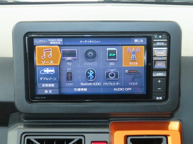 タフトＧターボ　純正７型ナビ　バックカメラ　ＥＴＣ　１年間無料保証地デジ　ＤＶＤ再生　誤発進抑制装置　ブルートゥース　１オーナー　ルーフレール　ＵＳＢ　ＬＥＤライト　キーフリー　ＡＢＳ　前後ドラレコ　運転席・助手席シートヒータ　電動パーキングブレーキ　コーナーセンサ（三重県）の中古車