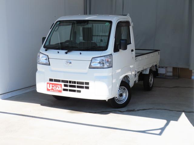 ハイゼットトラックスタンダード 2WD CVT 荷台ゴムマット 1年間無料保証ワンオーナ パワステ Wエアバッグ ABS オートライト レーンキープアシスト 点検記録簿 マニュアルエアコン コーナーセンサー ゲートプロテクター あゆみ板掛け レベリング 純正フロアマット(三重県)の中古車