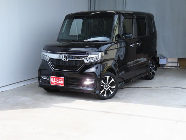 Ｎ−ＢＯＸカスタムＧ・Ｌホンダセンシング　純正７型ナビ　ＥＴＣ　１年間無料保証Ｂｌｕｅｔｏｏｔｈ音楽　地デジ　電動格納ドアミラー　アイドリングＳＴ　セキュリティーアラーム　リアカメラ　ＵＳＢ　前後ドラレコ　助手席側パワースライドドア　運転席・助手席シートヒーター　キーフリー（三重県）の中古車