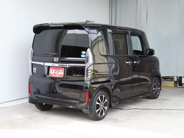 Ｎ−ＢＯＸカスタムＧ・Ｌホンダセンシング　純正７型ナビ　ＥＴＣ　１年間無料保証Ｂｌｕｅｔｏｏｔｈ音楽　地デジ　電動格納ドアミラー　アイドリングＳＴ　セキュリティーアラーム　リアカメラ　ＵＳＢ　前後ドラレコ　助手席側パワースライドドア　運転席・助手席シートヒーター　キーフリー（三重県）の中古車
