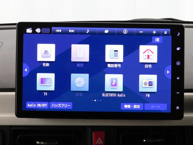 ムーヴキャンバスストライプスＧ　純正１０型ナビ　バックカメラ　１年間無料保証ＢＬＵＥＴＯＯＴＨ　アイドルストップ　フルセグ　ＥＴＣ　ＵＳＢポート　セキュリティアラーム　前後ドラレコ　プッシュスタート　ＡＢＳ　電動パーキングブレーキ　コーナーセンサー　両側パワースライドドア（三重県）の中古車