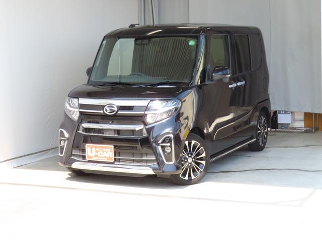 タントカスタムＲＳ　　純正９型ナビ　パノラマカメラ　１年間無料保証両側パワスライドドア　地デジ　ＢＴ対応　ＥＴＣ　運転席・助手席シートヒーター　ターボ　ＬＥＤライト　エンジンスターター　コーナーセンサー　キーフリー　オートエアコン　スマートパノラマパーキングアシスト（三重県）の中古車