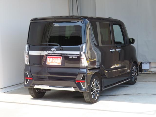 タントカスタムＲＳ　　純正９型ナビ　パノラマカメラ　１年間無料保証両側パワスライドドア　地デジ　ＢＴ対応　ＥＴＣ　運転席・助手席シートヒーター　ターボ　ＬＥＤライト　エンジンスターター　コーナーセンサー　キーフリー　オートエアコン　スマートパノラマパーキングアシスト（三重県）の中古車