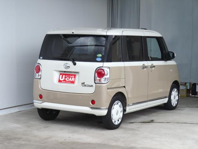 ムーヴキャンバスＸメイクアップリミテッド　ＳＡIII　　　　　１年間無料保証ＵＳＢ　Ｂｔオーディオ　盗難防止装置　地デジ　プッシュスタート　オートハイビーム　ＤＶＤ　電動格納ミラー　ベンチシート　純正７型ナビ　前後ドラレコ　パノラマカメラ　両側パワースライドドア　キーフリー（三重県）の中古車