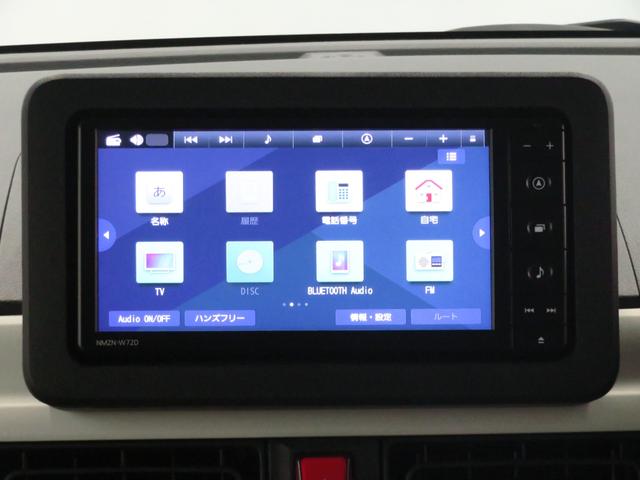 ムーヴキャンバスストライプスＧ　　純正７型ナビ　バックカメラ　１年間無料保証ＢＬＵＥＴＯＯＴＨ　アイドルストップ　フルセグ　ＥＴＣ　ＵＳＢポート　前後ドライブレコーダー　プッシュスタート　ＡＢＳ　電動パーキングブレーキ　両側パワースライドドア　コーナーセンサー　オートエアコン（三重県）の中古車
