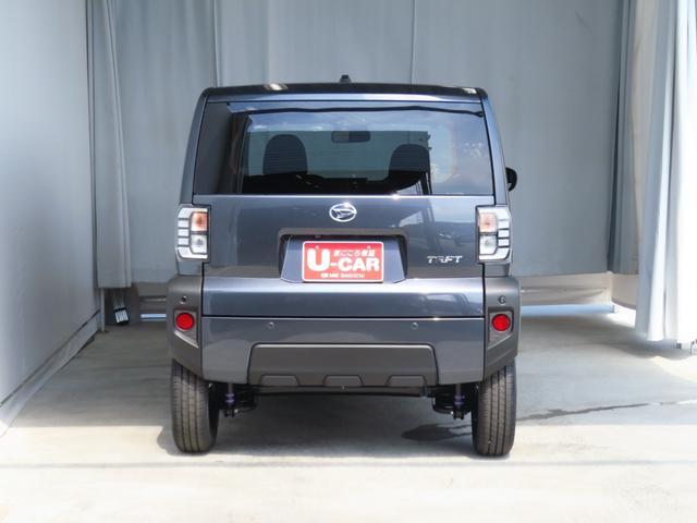 タフトＸ　届出済未使用車　バックカメラ　キーフリー　１年間無料保証展示車　電動ミラー　ＢＴオーディオ　ハイビームアシスト　デュアルエアバッグ　安全ボディ　記録簿　フルセグテレビ　ＬＥＤヘッドライト　ガラスルーフ　電動パーキングブレーキ　コーナーセンサー　ＨＤＭＩ接続（三重県）の中古車