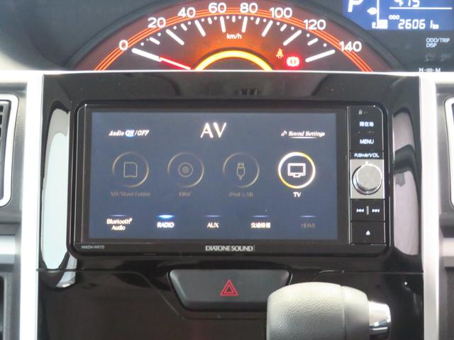 タントＸターボ　ＳＡIII　　　　　　純正７型ナビ　１年間無料保証運転席シートヒータ　両側スライド片側電動ドア　電動格納ドアミラー　衝突被害軽減ブレーキ　エアバッグ　オートライト　Ｂｌｕｅｔｏｏｔｈ　ターボ　オートエアコン　地デジ　バックカメラ　キーフリー（三重県）の中古車