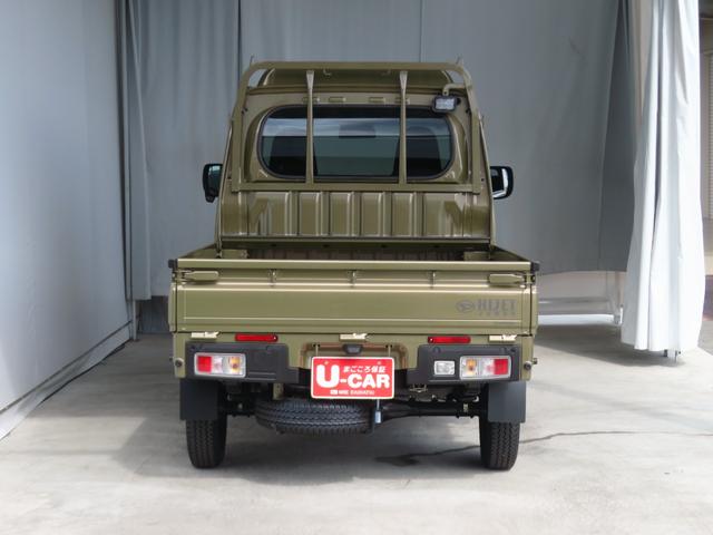 ハイゼットトラックジャンボエクストラ 4WD CVT 1年間無料保証アイドリングストップ 電格ドアミラー 記録簿あり ワンオナ LEDライト キーフリー デフロック 荷台作業照明 あゆみ板掛け ゲートチェーン コーナーセンサー パワーウィンドウ マニュアルエアコン(三重県)の中古車