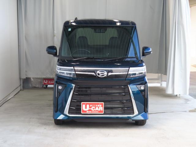 タントカスタムＸ　　　届出済未使用車　バックカメラ　１年間無料保証衝突軽減ブレーキ　コーナーセンサー　Ｂｌｕｅｔｏｏｔｈ対応　ＴＶ　盗難警報装置　ワンオーナー　９型ディスプレイオーディオ　電動パーキングブレーキ　両側パワースライドドア　運転席・助手席シートヒーター（三重県）の中古車