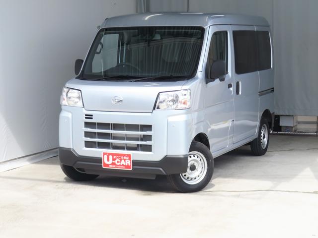 ハイゼットカーゴＤＸ　　　２ＷＤ　ＣＶＴ　キーレスエントリー　１年間無料保証安全ボディ　展示車　エコアイドル　ハイビームアシスト　オートライト　両席エアバッグ　ワンオーナー　ＡＢＳ　マニュアルエアコン　コーナーセンサー　パワーウィンドウ　レベリング　ＡＭ／ＦＭラジオ（三重県）の中古車