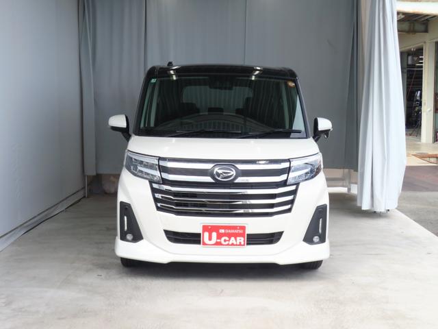 トールカスタムＧ　　純正９型ディスプレイオーディオ　１年間無料保証ＬＥＤライト　ブルートゥース　Ｉストップ　電格ミラー　ウォークスルー　地デジ　Ａライト　バックカメラ　ワンオーナー　ＵＳＢ　キーフリー　電動パーキングブレーキ　両側パワースライドドア　コーナーセンサー（三重県）の中古車