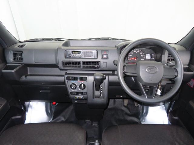 ハイゼットカーゴＤＸ　　　２ＷＤ　ＣＶＴ　キーレスエントリー　１年間無料保証元代車　エコアイドル　ハイビームアシスト　オートライト　記録簿　ワンオーナー　ＡＢＳ　運転席エアバッグ　マニュアルエアコン　コーナーセンサー　パワーウィンドウ　レベリング（三重県）の中古車