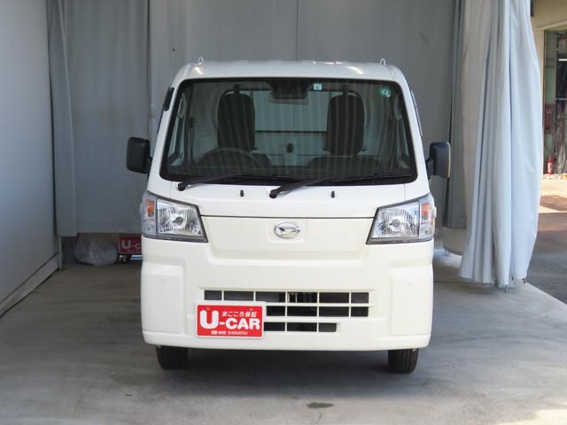 ハイゼットトラックスタンダード  2WD 5MT あゆみ板掛け 1年間無料保証ワンオーナ パワステ Wエアバッグ マニュアルエアコン アイドルストップ オートライト 点検記録簿 衝突安全ボディ ゲートプロテクター レベリング AM/FMラジオ コーナーセンサー 純正フロアマット(三重県)の中古車
