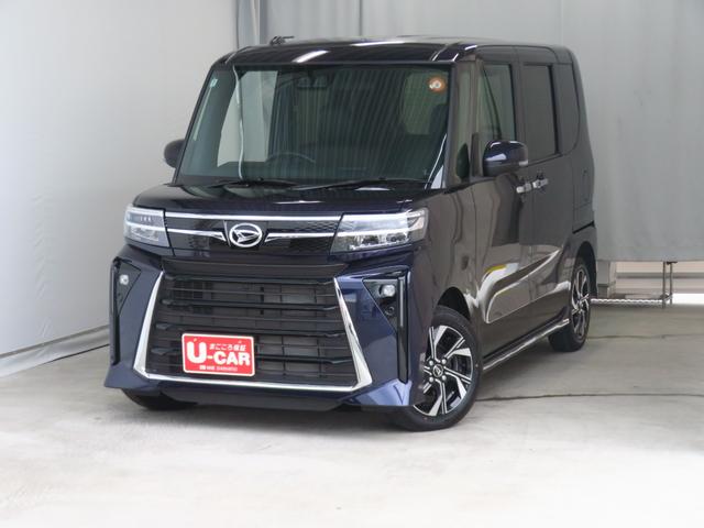 タントカスタムＸ　ｅｃｏＩＤＬＥ非装着車　　　　　　１年間無料保証コーナーセンサー　Ｂｌｕｅｔｏｏｔｈ　Ｂカメラ　ＴＶ　盗難警報装置　ＬＥＤ　ワンオーナー　前席シートヒーター　電動パーキングブレーキ　キーフリー　両側パワースライドドア　９型ディスプレイオーディオ（三重県）の中古車