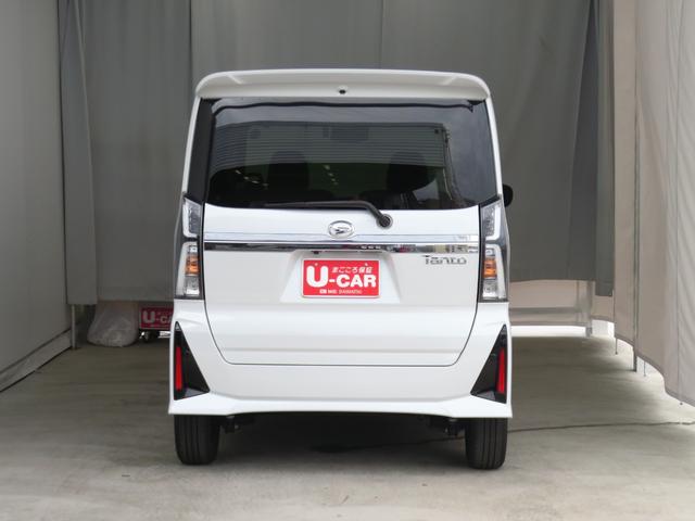 タントカスタムＲＳ　　　９型ディスプレイオーディオ　１年間無料保証両側パワスライドドア　ＩＳＴＯＰ　元試乗車　地デジ　ＢＴ対応　ＥＴＣ　前後ドライブレコーダー　運転席・助手席シートヒーター　バックカメラ　電動パーキングブレーキ　キーフリー　コーナーセンサー（三重県）の中古車