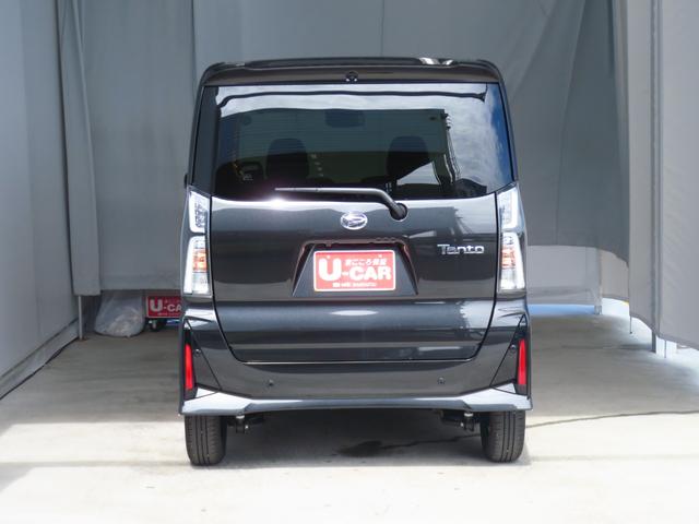 タントカスタムＸ　　　運転席・助手席シートヒーター　１年間無料保証衝突軽減ブレーキ　コーナーセンサー　Ｂカメラ　盗難警報　ＬＥＤ　ワンオーナー　パワーウィンドウ　電動格納ミラー　電動パーキングブレーキ　キーフリー　オートエアコン　両側パワースライドドア　Ａストップ（三重県）の中古車