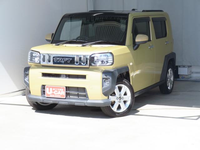 タフトＧ　純正７型ナビ　バックカメラ　前後ドラレコ　１年間無料保証被害軽減ブレーキ　コーナーセンサ　Ｉストップ　プッシュスタート　記録簿　ＵＳＢ接続　１オーナー　電動パーキングブレーキ　運転席・助手席シートヒーター　キーフリー　Ｂｌｕｅｔｏｏｔｈ対応　地デジ　ＥＴＣ（三重県）の中古車