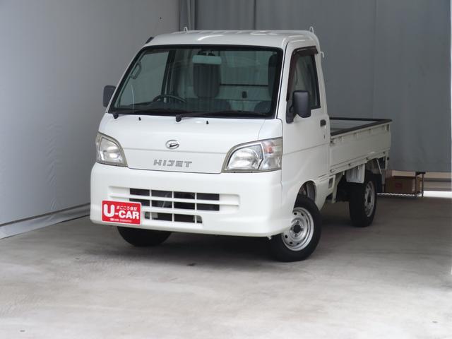 ハイゼットトラックエアコン・パワステ　スペシャル　　　　４ＷＤ　１年間無料保証５ＭＴ　ゲートプロテクター　レベリング　荷台ゴムマット　純正フロアマット　マニュアルエアコン　ＡＭ／ＦＭラジオ（三重県）の中古車