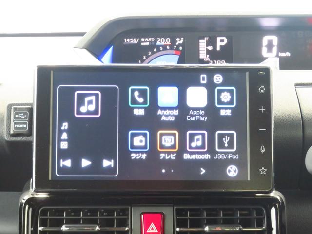 タントカスタムＸ　ｅｃｏＩＤＬＥ非装着車　　　　　　１年間無料保証パノラマカメラ　コーナーセンサー　Ｂｌｕｅｔｏｏｔｈ　ＴＶ　盗難警報装置　ワンオーナー　前席シートヒーター　９型ディスプレイオーディオ　電動パーキングブレーキ　両側パワースライドドア　キーフリー（三重県）の中古車
