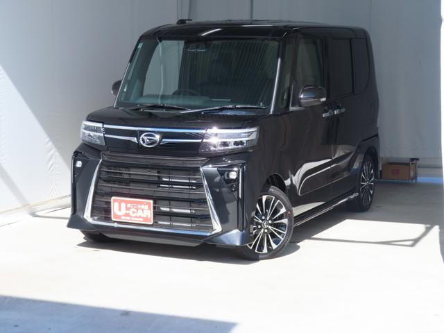 タントカスタムRS  届出済未使用車 バックカメラ 1年間無料保証両側パワスライドドア ISTOP 元試乗車 地デジ BT対応 キーフリー LEDライト USBポート 9型ディスプレイオーディオ 電動パーキングブレーキ コーナーセンサー 運転席・助手席シートヒーター(三重県)の中古車
