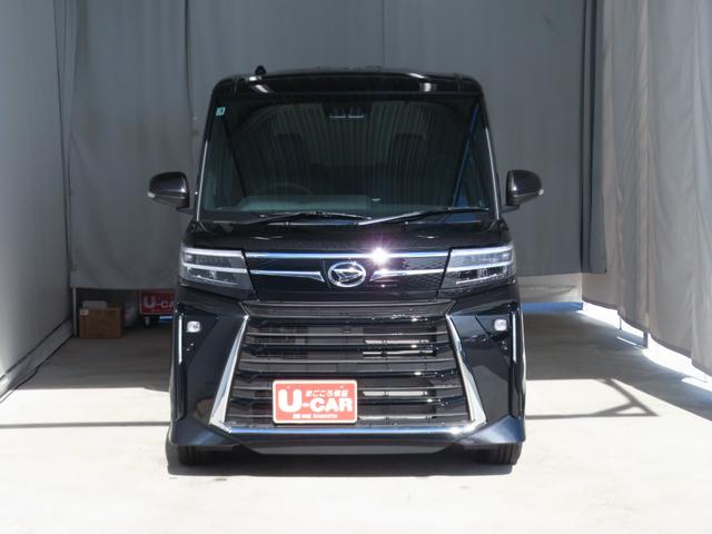 タントカスタムRS  届出済未使用車 バックカメラ 1年間無料保証両側パワスライドドア ISTOP 元試乗車 地デジ BT対応 キーフリー LEDライト USBポート 9型ディスプレイオーディオ 電動パーキングブレーキ コーナーセンサー 運転席・助手席シートヒーター(三重県)の中古車