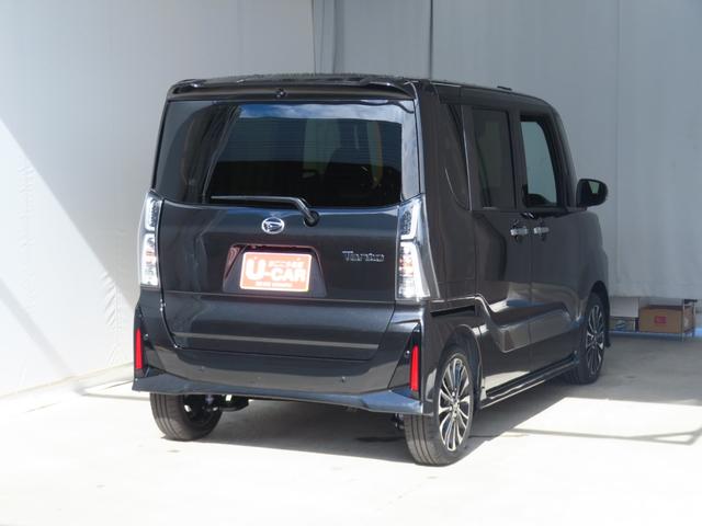 タントカスタムRS  届出済未使用車 バックカメラ 1年間無料保証両側パワスライドドア ISTOP 元試乗車 地デジ BT対応 キーフリー LEDライト USBポート 9型ディスプレイオーディオ 電動パーキングブレーキ コーナーセンサー 運転席・助手席シートヒーター(三重県)の中古車