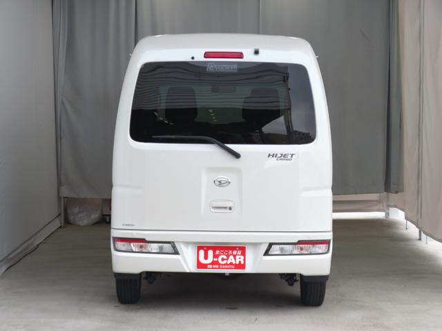 ハイゼットカーゴクルーズＳＡIII　　　　　　２ＷＤ　４ＡＴ　１年間無料保証両側手動スライドドア　電動ミラー　ＬＥＤライト　Ｂカメラ　エコアイドル　ワンオーナー　オートライト　マニュアルエアコン　キーレスエントリー　パワーウィンドウ　レベリング　純正フロアマット　記録簿（三重県）の中古車